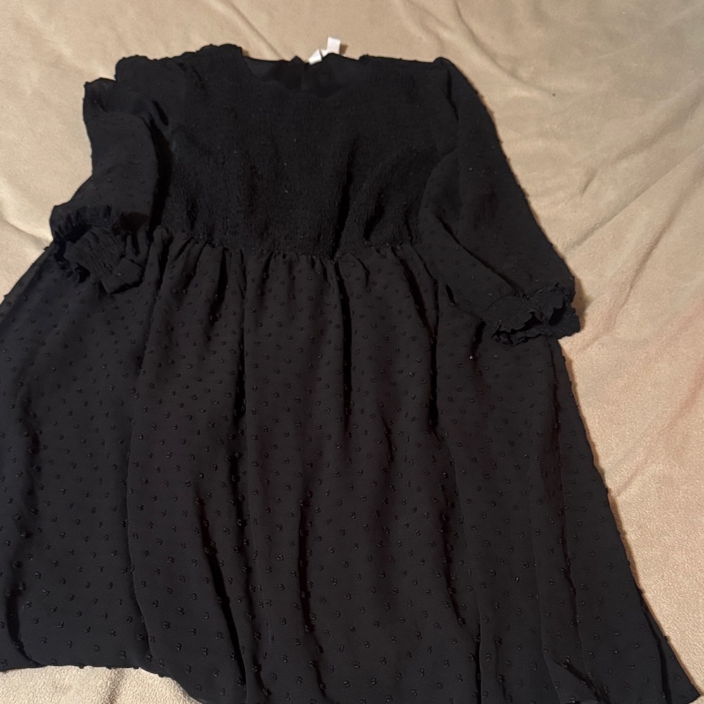 LC Lauren Conrad Black Long Sleeve Dress